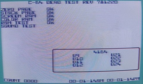 Commodore diagnostic - commodore, (c64)