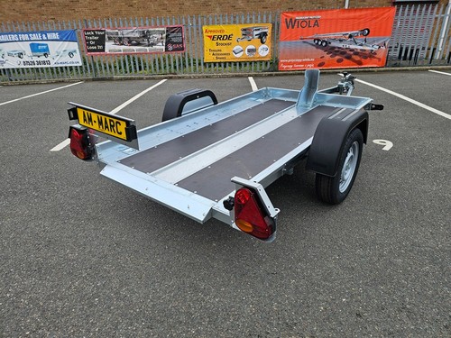 Car trailer single motorbike - car,