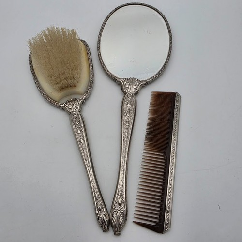 Silver vintage vanity - silver,