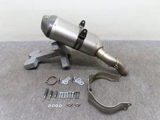 ZX-6R 05-06 C-type Akrapovic Stainless Steel/Titanium Slip-Ons Used From Japan