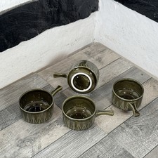 4x Tams Khaki Glazed Soup