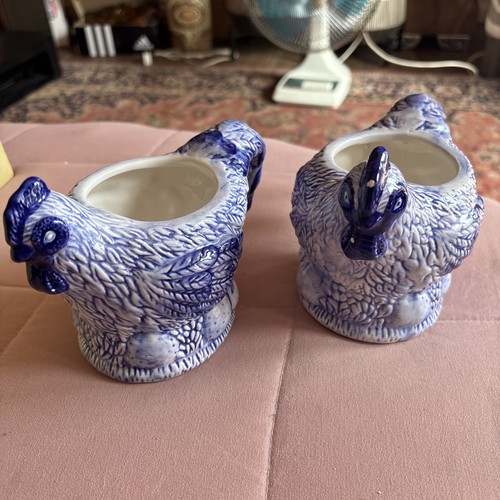 Vintage blue white - &, ceramic