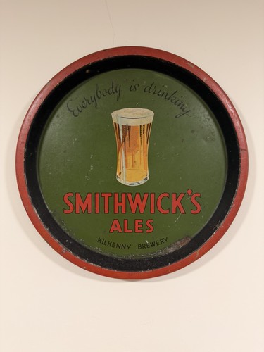 Vintage beer tray smithwicks - vintage,