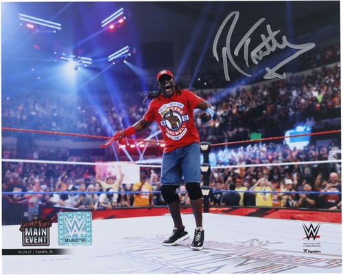 Truth wwe autographed x - autographed,