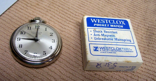 Vtg westclox pocket ben - vtg,