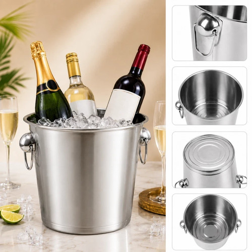 Stainless steel ice bucket - stainless,