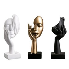 Abstract Statue Figure Sculpture Resin Desktop Ornaments Nordic-Art Crafts Decor