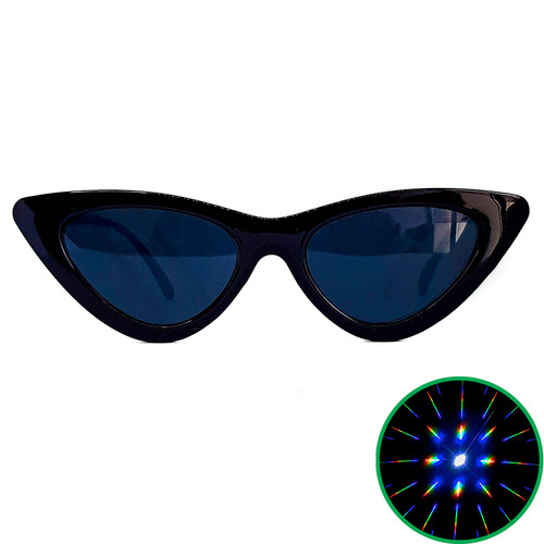 Black cat eye diffraction - cat,