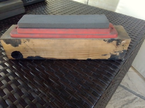 Vintage oil stone - ,