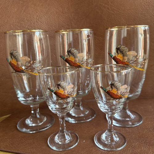 Vintage flying pheasant - flying,