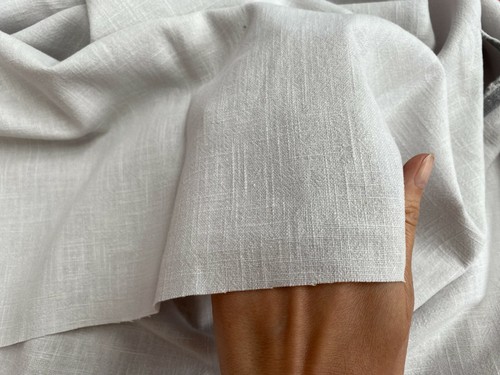Plain stone washed linen - plain,