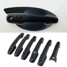 Door Handle Covers In Black -