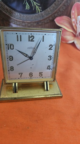 Vintage angelus alarm clock - alarm,