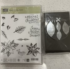 Stampin' Up! Reason For The Season Stamp Set And Festive Flower Builder Punch