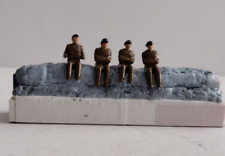 Dinky Toy military Driver +3 seated for 674 Austin Champ jeep NEW painted khaki