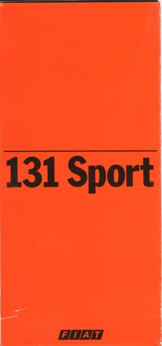 Fiat 131 sport english - english, text