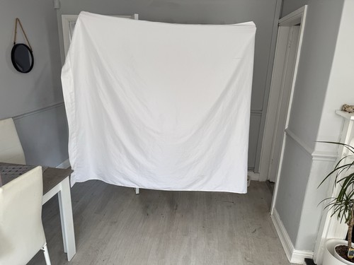 White photography backdrop - white,