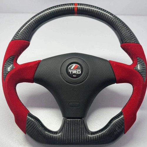 Trd carbon fiber steering - carbon,