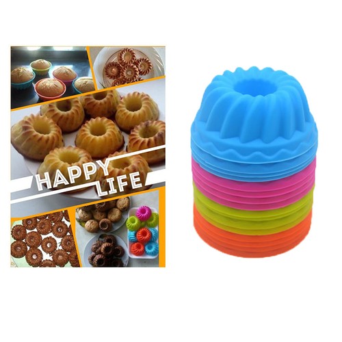 Pcs silicone muffin cups - silicone,
