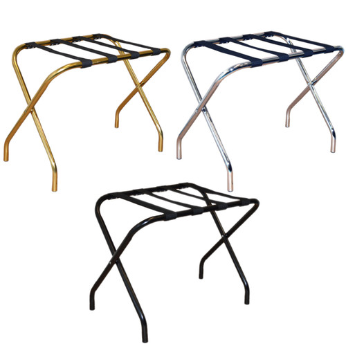 Folding metal luggage rack - folding,