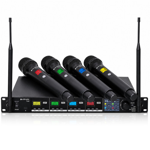 Tu4 quad radio mic - radio,