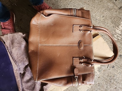 Tod leather shoulder bag - bag, tan