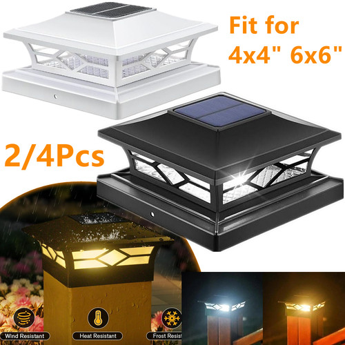 Solar post cap - solar, lights