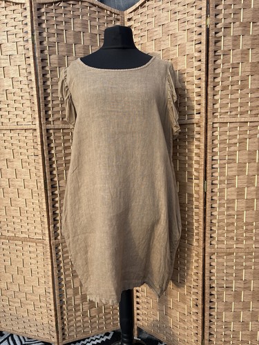 Made italy silk frill linen - made,
