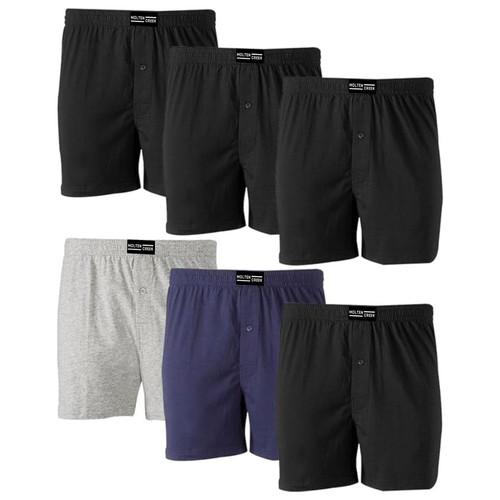 Pack mens plain boxers - 6,