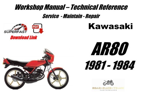 Kawasaki ar80 service repair - service,