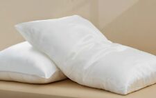OEKO-TEX 22 Momme 100% 6A Mulberry Silk Pillowcase On Both Sides White Zip Cl.