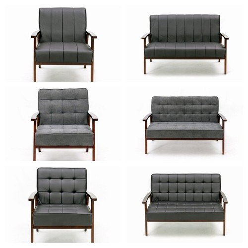 Panana modern fabric loveseat - panana,