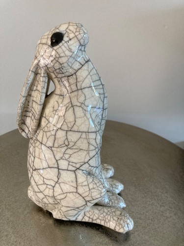 Raku moon gazer hare - hare, by