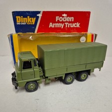Dinky Toys Diecast 668 Foden Army Truck 1976 Meccano Boxed Model