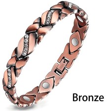 Magnetic Copper Healing Bracelet Health Therapy Arthritis Pain Relief Bracelet