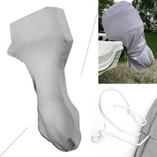 Boat Full Outboard Motor Engine Cover Fit Up to 150HP Waterproof Silver