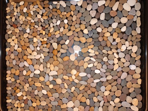 Pebbles various shapes - of,