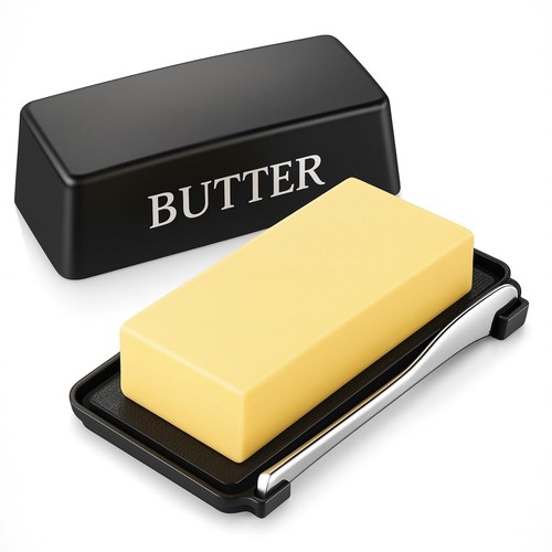 Butter dish with cover - cover, and