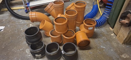 Underground drainage pipes - underground, drainage,