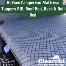 Campervan Mattress Topper - Anthracite Grey - RIB Altair, Roof Bed, Rock n Roll