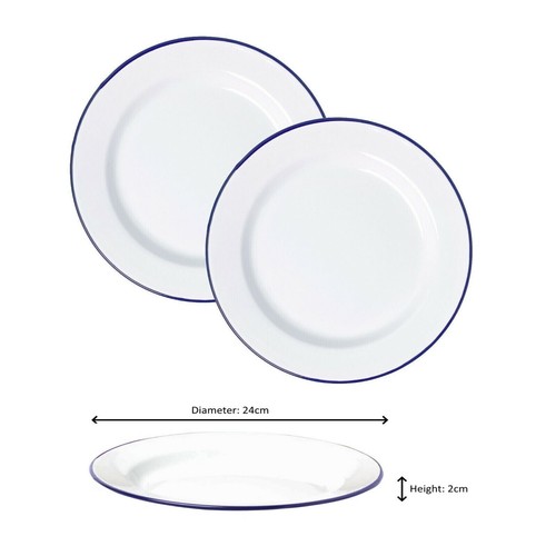 Falcon white enamel - 2, plate