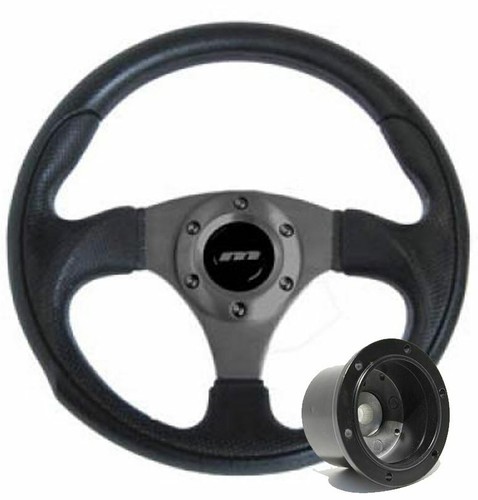 320mm black moulded steering - 320mm,
