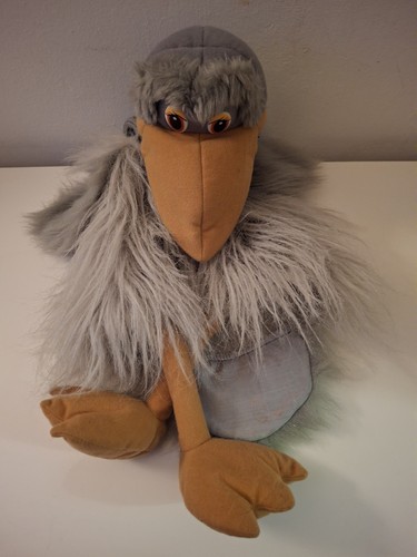 Emu puppet plush soft - puppet, with