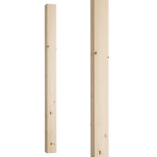 Staircase Long Newel Posts Plain Square Newel Post Long Pine Oak Full Half