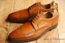 Barker Tan Brown Leather Derby