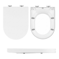 EcoSeal Premium Quick-Release Toilet Seat with Soft-Close Hinges and Design