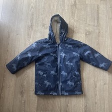 Kids Hatley Rain Coat Moose