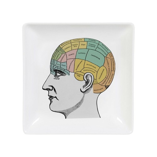 Phrenology trinket tray - trinket, by