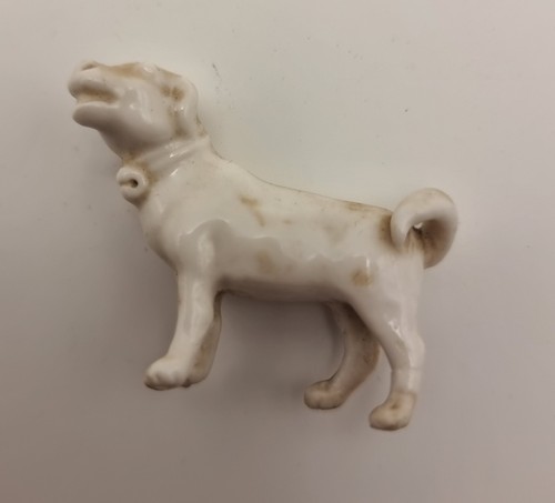 Antique porcelain china dog - antique, porcelain/china