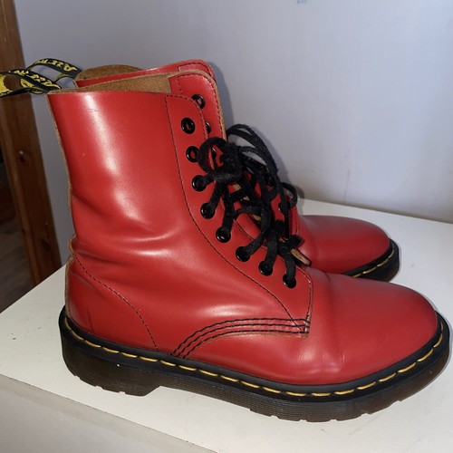Doc martens smooth - doc, red